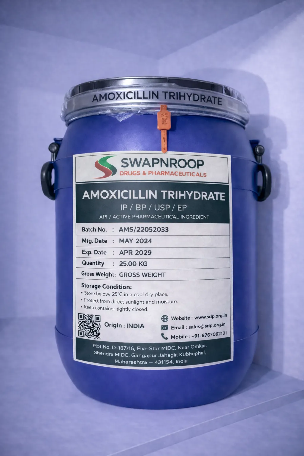 Amoxicillin Trihydrate API